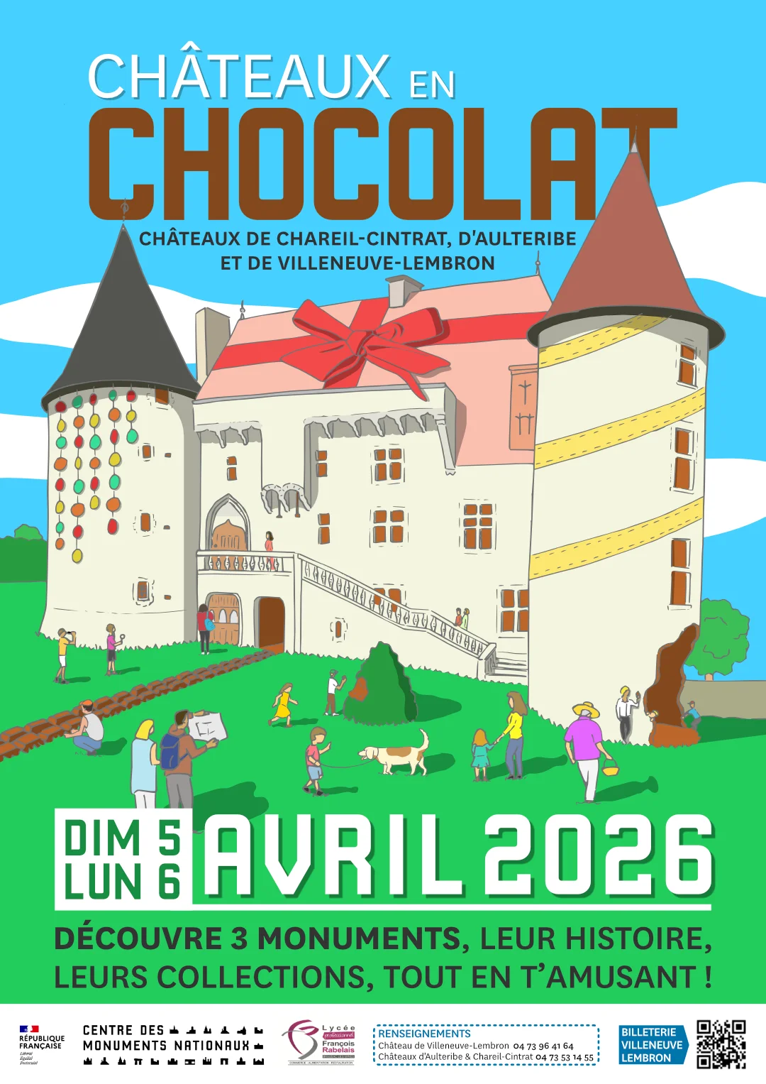 Affiche châteaux en chocolat - Benedikt Croze