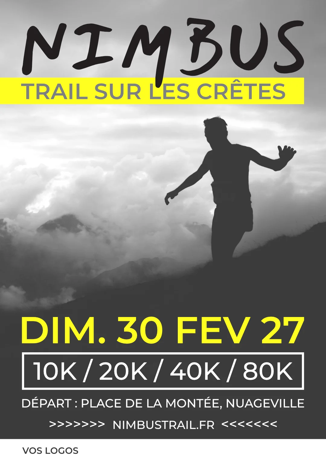 Exemple d'affiche de trail - Benedikt Croze