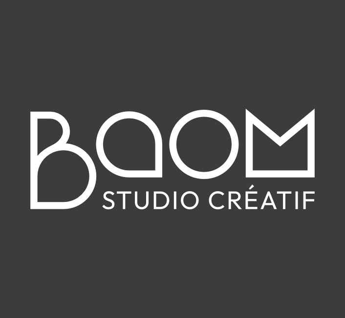Logo du studio créatif Baom
