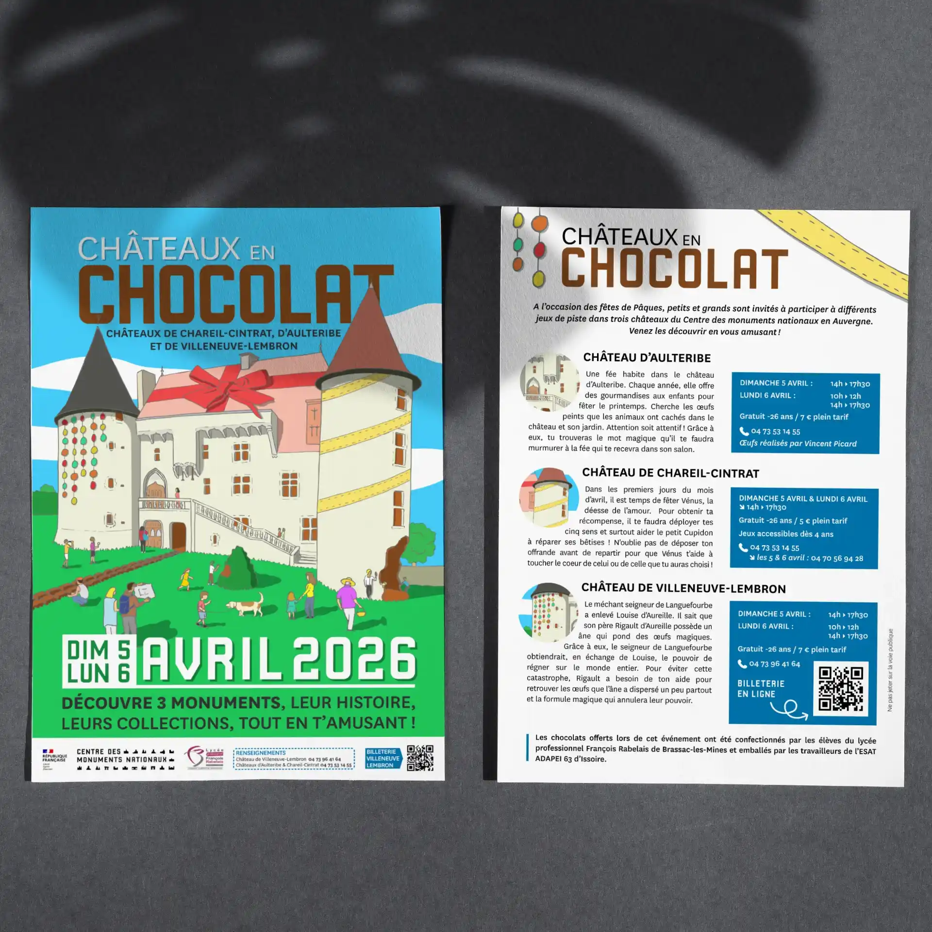 Photo de la brochure A5 recto verso - Benedikt Croze