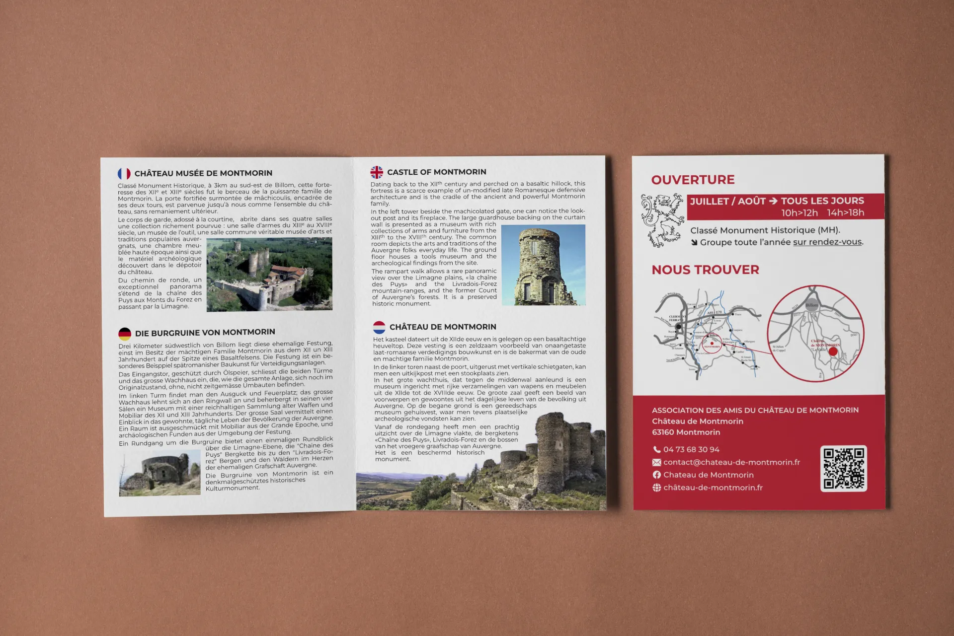 Photo de la proposition de brochure verso - Benedikt Croze