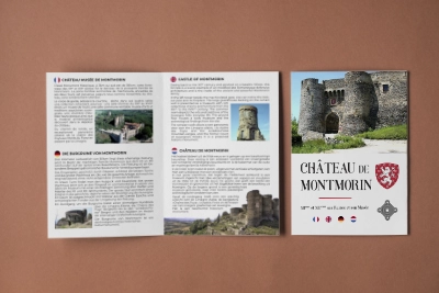 Mise en page d'une brochure d'un château - Benedikt Croze